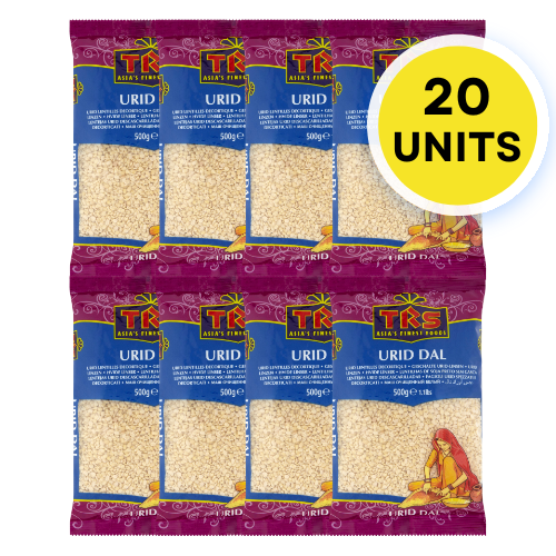 TRS Urad Dal Split / Černá čočka - půlená, loupaná (Balení 20 x 500g) 10kg