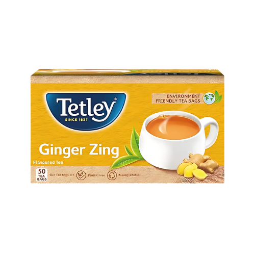 Tetley Ginger Chai (50 Tea Bags) (200g)