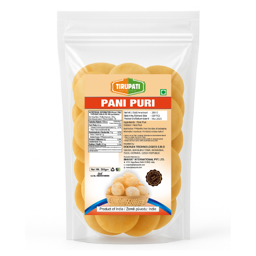 Tirupati Golgappe Fry / Pani Poori chipsy ke smažení (200g)