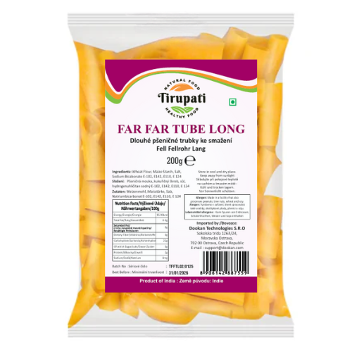 Tirupati dlouhé trubky ke smažení (200g)
