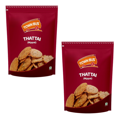 Town Bus Thattai / Kořeněné krekry (Balení 2 x 170g) 340g