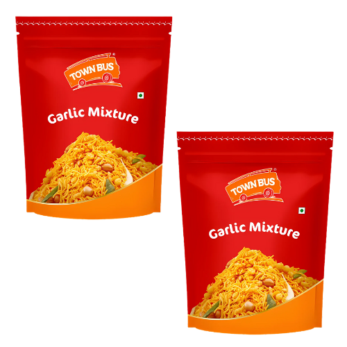 Town Bus Garlic Mixture / Pikantní směs s příchutí česneku (Balení 2 x 170g) 340g