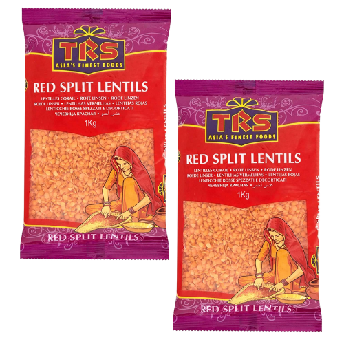 TRS Red Lentils / Červená čočka, půlená (Balení 2 x 1 kg) 2kg