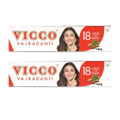 Vicco Vajradanti Toothpaste / Bylinná zubní pasta (Balení 2 x 100g) 200g