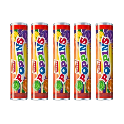 Parle Poppins / Ovocné bonbóny (Balení 5 x 18 g) 90g