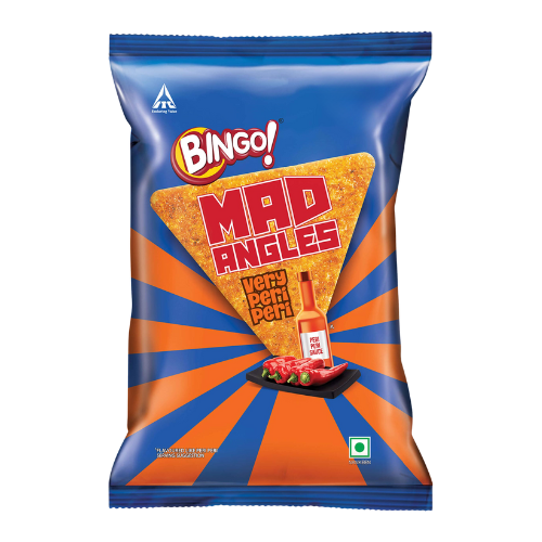 Bingo Mad Angles křupavé trojhránky s příchutí peri peri (66g)