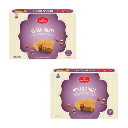 Haldiram's Besan Burfi / Cizrnové Burfi (Balení 2 x 300g) 600g