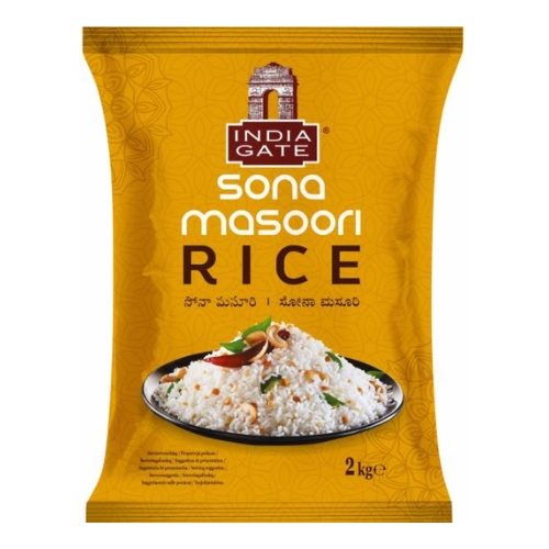 India Gate Sona Masoori rýže (2 kg)