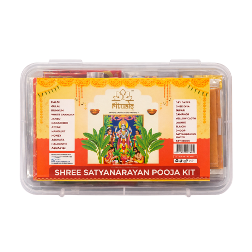 Rituals sada potřeb na rituál Satyanarayan Pooja (1ks)