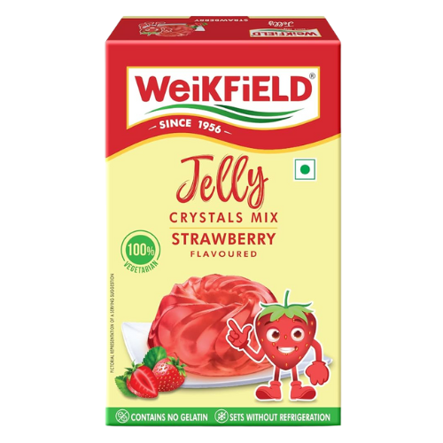 Weikfeild instantní jahodové želé krystalky (90g)
