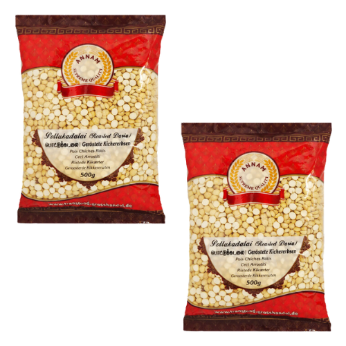 Annam (Daria /Pottukadalai) / Pražená půlená cizrna (Balení 2 x 500g) 1kg