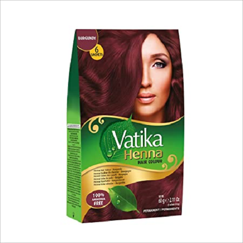Dabur Vatika Henna Burgundy / Vínově červená barva na vlasy (60 g)