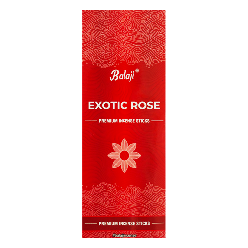 Balaji Premium Incense (Exotic Rose) Sticks (1pc)