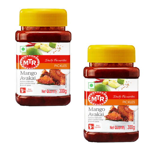 MTR Avakai Mango Pickle (Bundle of 2 x 300g)