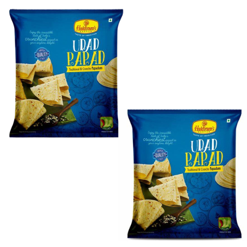 Haldiram's Urad Papad (Bundle of 2 x 200g)