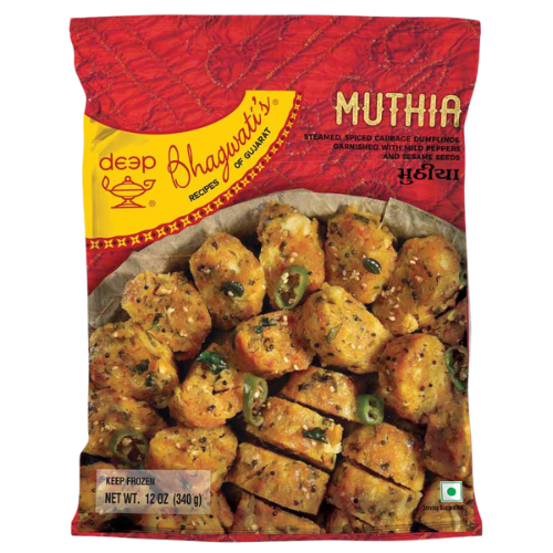 Deep Bhagwatis Muthia / Kořeněné knedlíčky (340g) - Mražený produkt !!