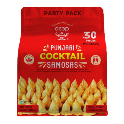Deep Punjabi Cocktail Samosa (690g) - Frozen Item !!