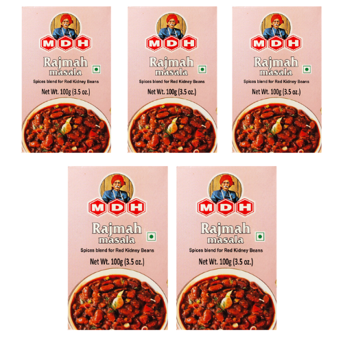 MDH Rajma Masala / Směs koření na fazolové kari (Balení 5 x 100g) 500g