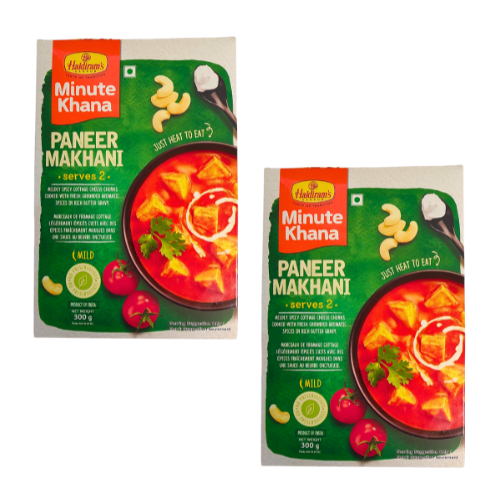 Haldiram's Paneer Makhani - krémový panýr, hotové jídlo (balení 2 x 300 g)