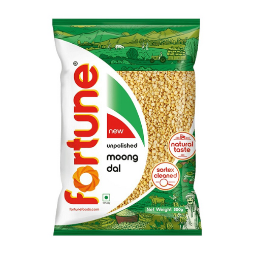 Fortune Mungo fazole loupaná, půlená (500 g)