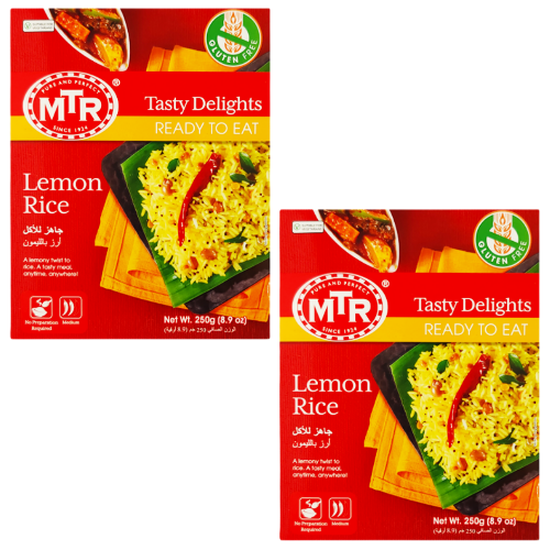 MTR Citrónová rýže (Balení 2 x 250g) 500g - Hotové jídlo