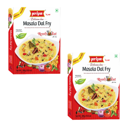 Priya Ready to Eat Masala Dal Fry (Bundle of 2 x 300g)