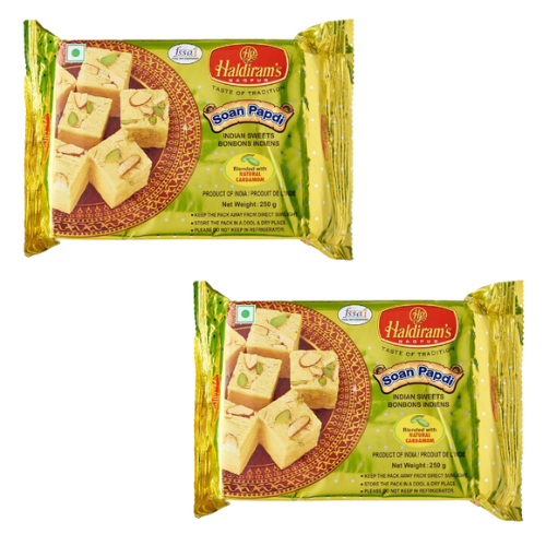 Haldiram's Soan Papdi /Křehké kostky (Balení 2 x 250g) 500g