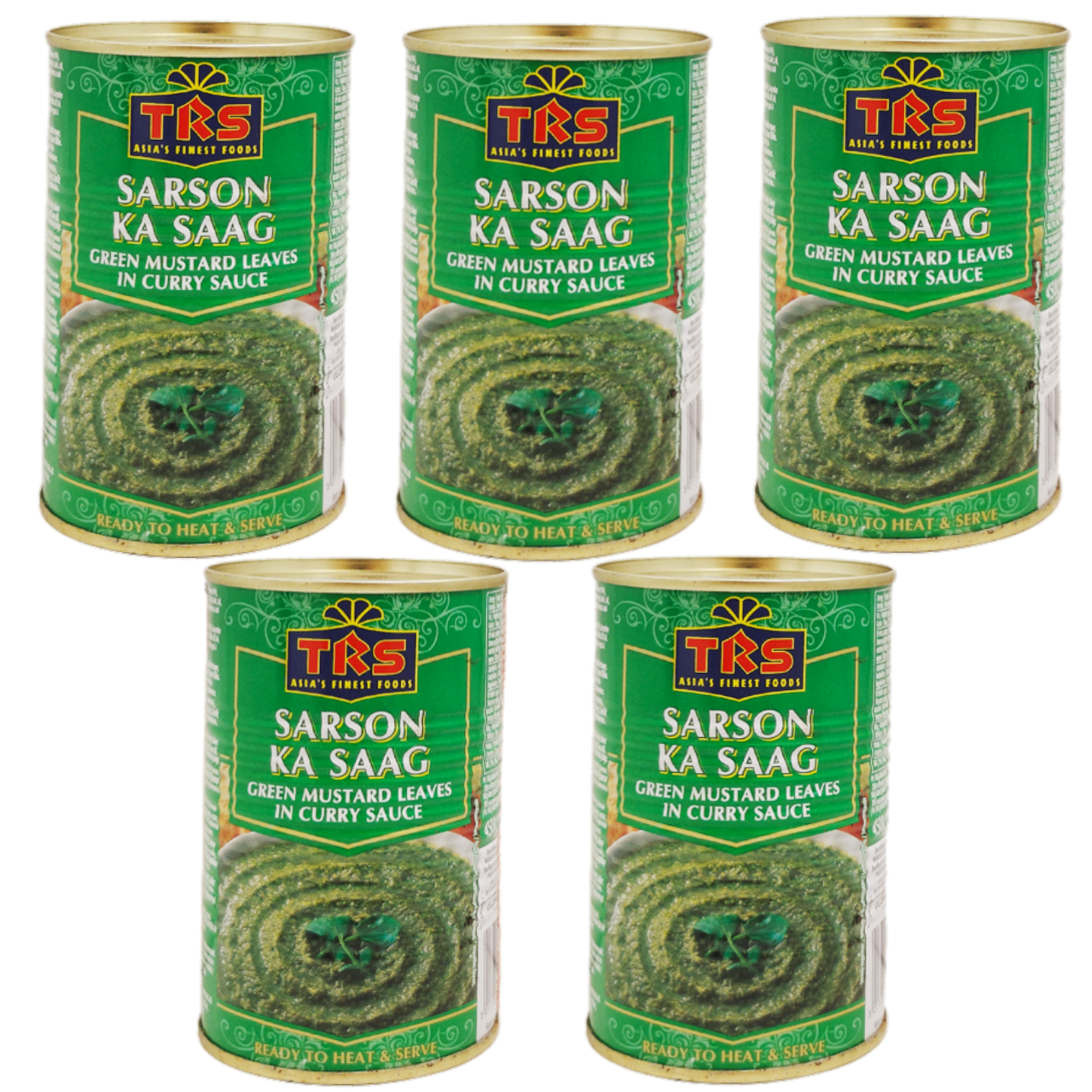 TRS kari z listové zeleniny, konzervované (5 x 450g) 2250g