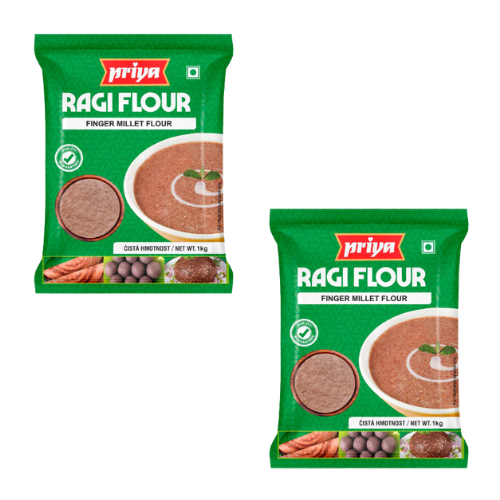 Priya Finger Millet / Mouka z prosa (Kalužnice křivoklasá) (Balení 2x 1Kg) 2Kg