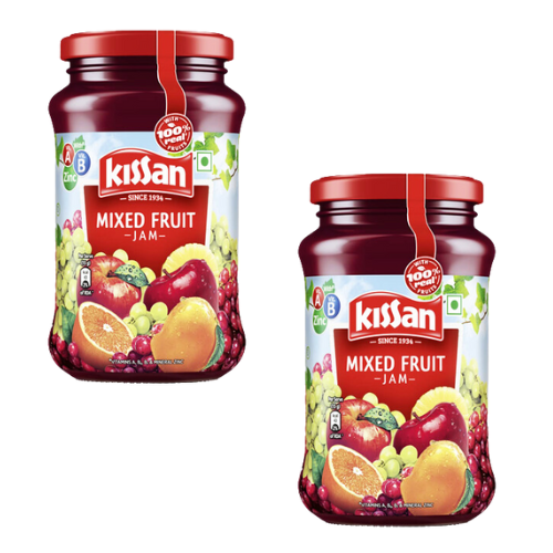 Kissan Džem z míchaného ovoce (balení 2 x 500g) 1kg