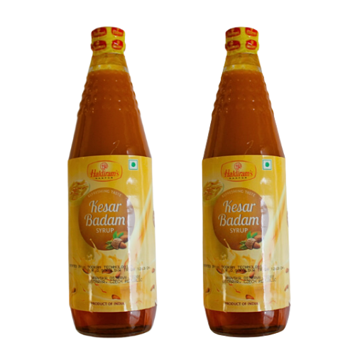 Kesar Badam squash - šafránovo mandlová šťáva (Balení 2 x 750 ml)