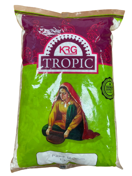 Tropic Poha / Powa / Flattened Rice - Medium (1kg)