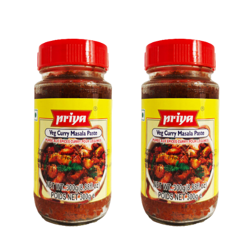 Priya Veg Curry Paste / Kari pasta na zeleninu (Balení 2x300g) 600g