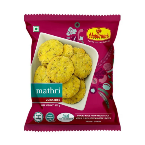 Haldiram's Mathri / Kořeněné placičky (200g)