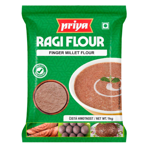 Priya Finger Millet / Mouka z prosa (Kalužnice křivoklasá) (1Kg)