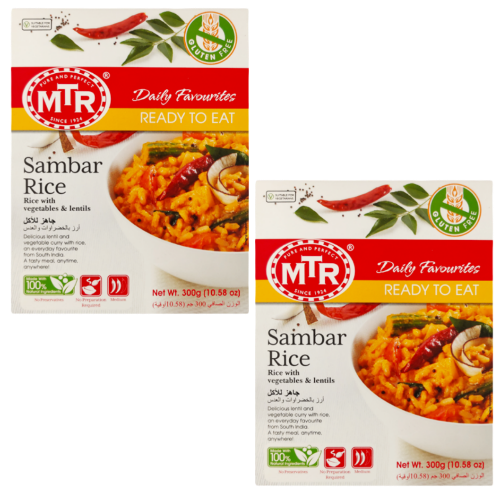 MTR Sambar rýže (Balení 2 x 300g) 600g - Hotové jídlo