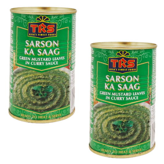 TRS Sarson ka Saag / Kari z listové zeleniny, konzervované (Balení 2 x 450g) 900g