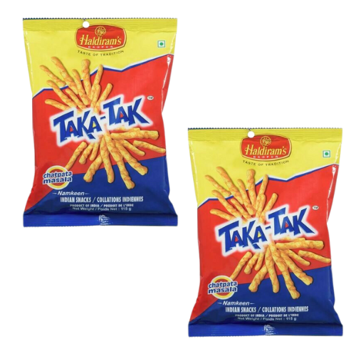 Haldiram's Taka Tak Chatpata Masala (55g) / Rýžové tyčinky (Balení 2x55g) 110g