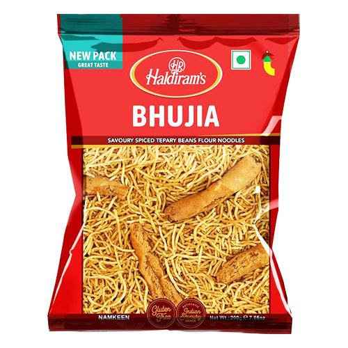 Haldiram Bhujia / Smažené cizrnové nudličky (200g)
