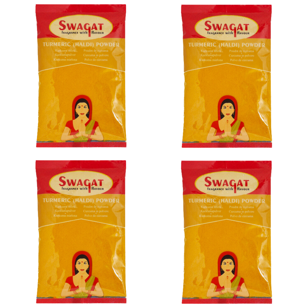 Swagat Turmeric Powder / Haldi Powder (Bundle of 4 x 100g)