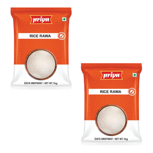 Priya Rice Rava (Bundle of 2 x 1Kg) - 2Kg