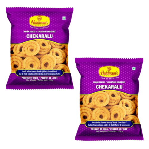 Haldiram's Chekaralu / Kořeněné spirály (Balení 2x150 g) 300g