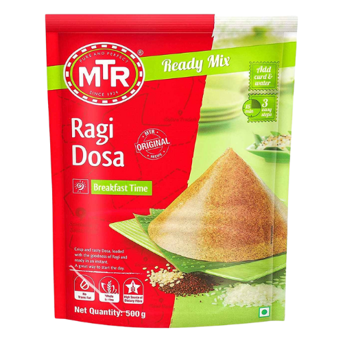 MTR Ragi Dosa Mix (500g) - Sale Item [BBD: 31 August 2024]