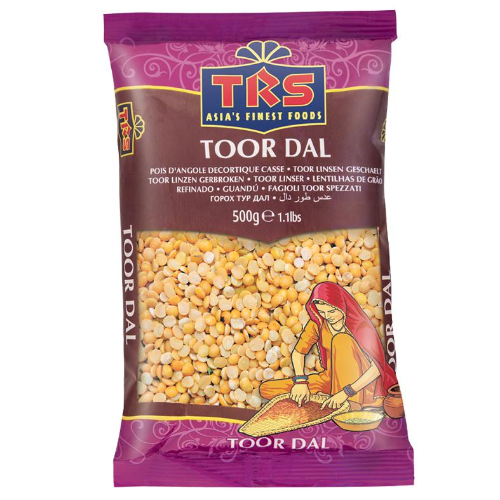 TRS Toor Dal Plain (Pigeon Peas) (500g) - Dookan