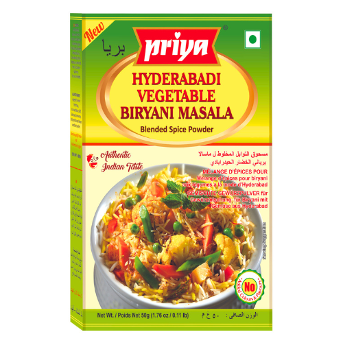 Priya Hyderabadi Vegetable Biryani Masala (50g)