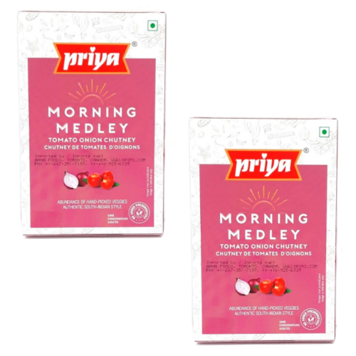 Priya Tomato Onion Chutney (Bundle of 2 x 100g)