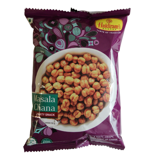 Haldiram's Masala Chana / Křupavá kořeněná cizrna (150 g)