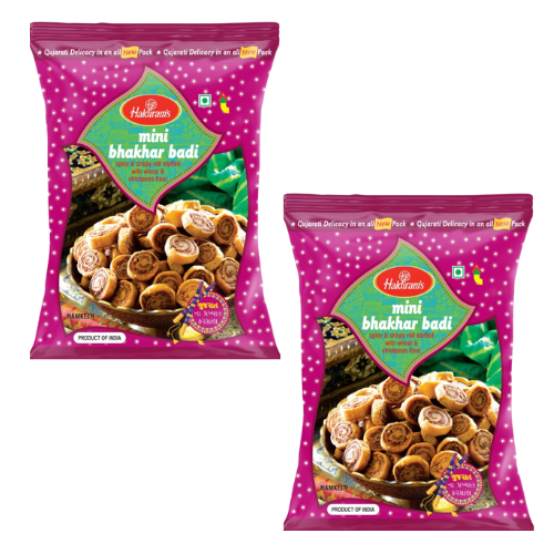 Haldiram's Mini Bhakar Badi / Kořeněné spirálky (Balení 2 x 200g) 400g