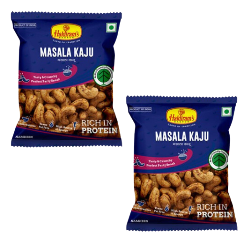 Haldiram's Masala Kaju (Bundle of 2 x 40g)