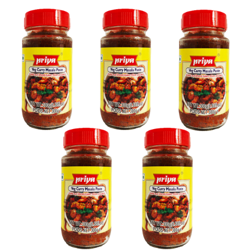 Priya Veg Curry Paste / Kari pasta na zeleninu (Balení 5x300g) 1,5Kg